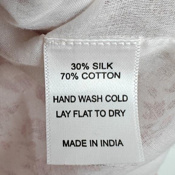 Alicia Bell Paisley Floral Tiered Peasant Dress Size Small Beaded Tassels Boho - Picture 13 of 13